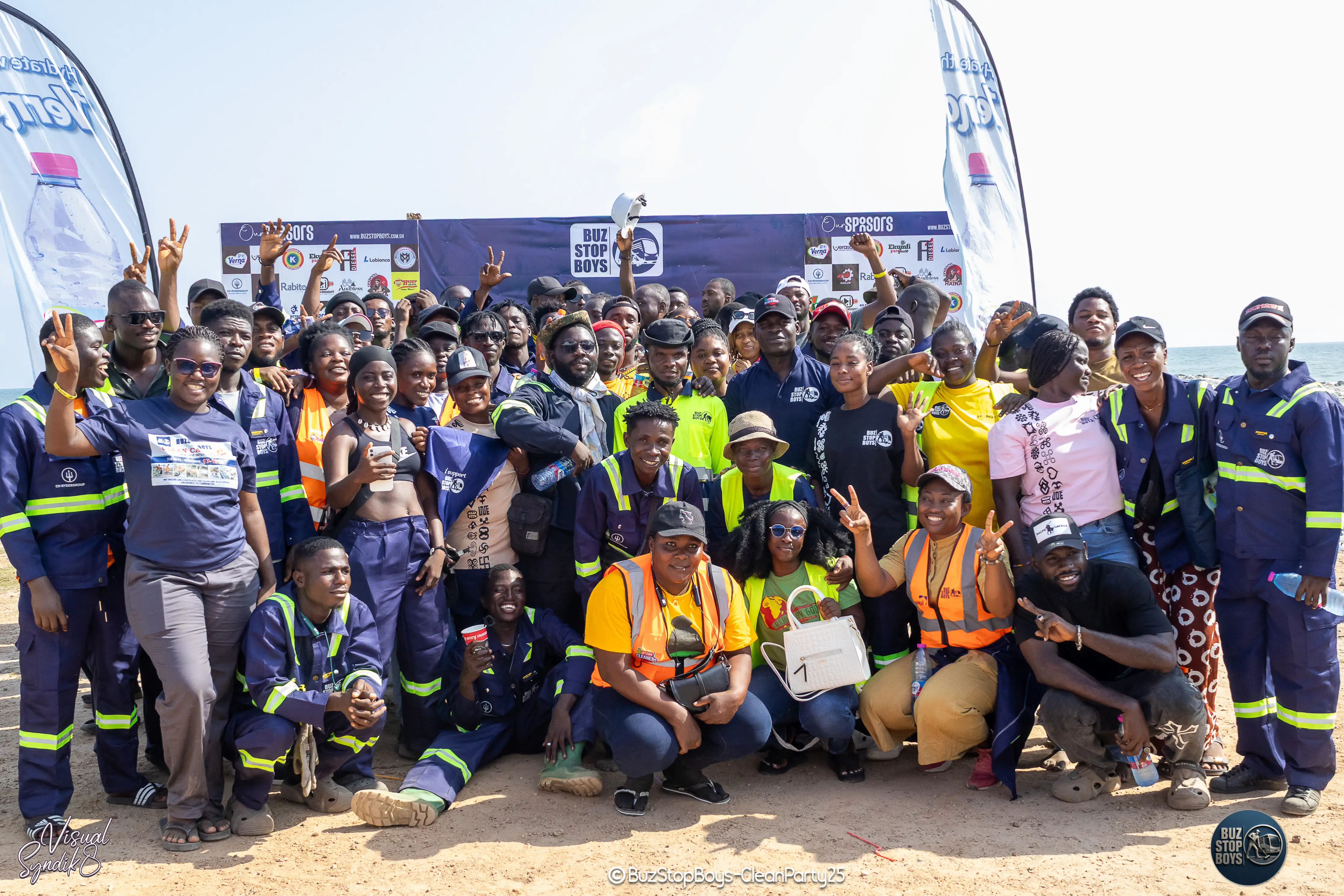 Buz Stop Boys community cleanup